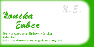 monika ember business card