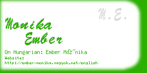 monika ember business card